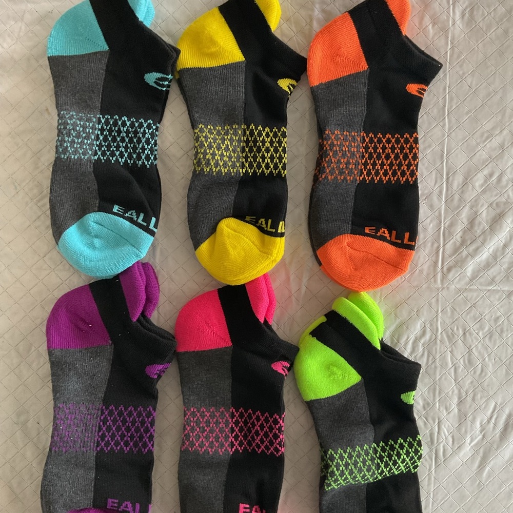 Ankle Colorful Socks - 6 Pack